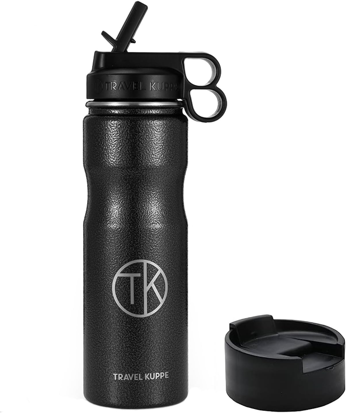 Vacuum Insulated Cycling Sports Water Bottle | Bike Water Bottle w/Straw & Sip Lid | Stainless Steel | Scratch Resistant