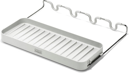 Joseph Joseph DrySmart Folding Water Bottle Drying Rack, Space-Saving Draining Board Organizer, Made from Recycled Plastic
