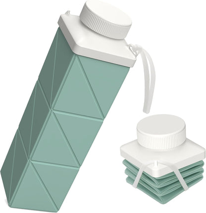 BEAUTAIL Collapsible Water Bottles 24.3oz, Foldable Travel Water Bottle, Portable & Lightweight, Leakproof & Reusable for Traveling Camping Hiking Yoga Sports Outdoor School Office