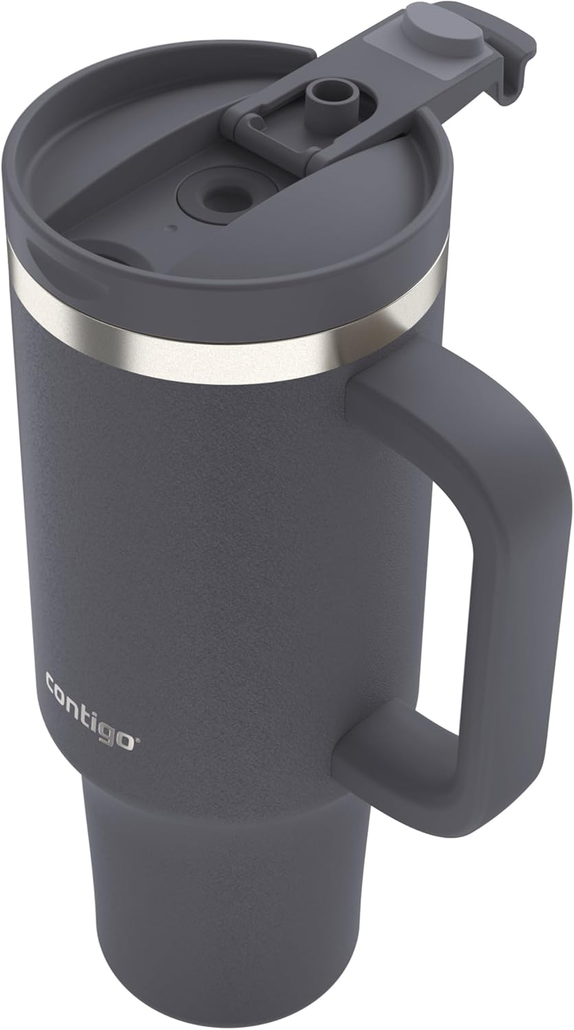 Contigo Streeterville 40oz Tumbler, Stainless Steel Vacuum Insulated, Leak-Proof, Cold for 29 Hours, Reef