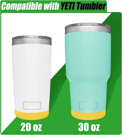 Silicone Boot Sleeve for YETI Tumbler 30 oz, 20 oz - Safer Protection and Less Noise for Yeti Coffee Mug Cup 20oz 30 oz - Dishwasher Safe