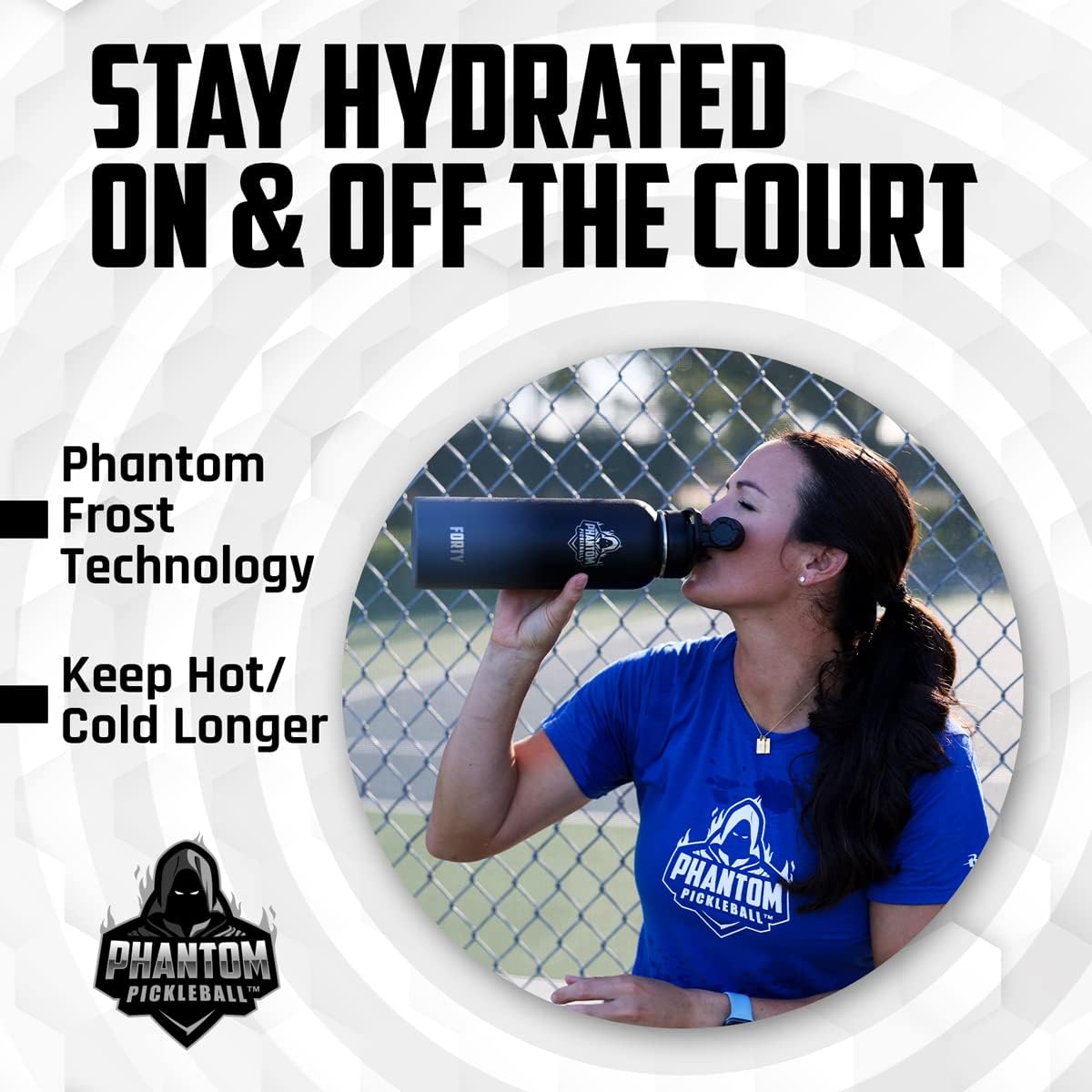 Stainless Steel Water Bottle – Double Wall Insulation 40 Oz Water Bottles – Leakproof Water Jug with Spout with Twist Cap – Ideal Sports Bottle for Training, Hydration