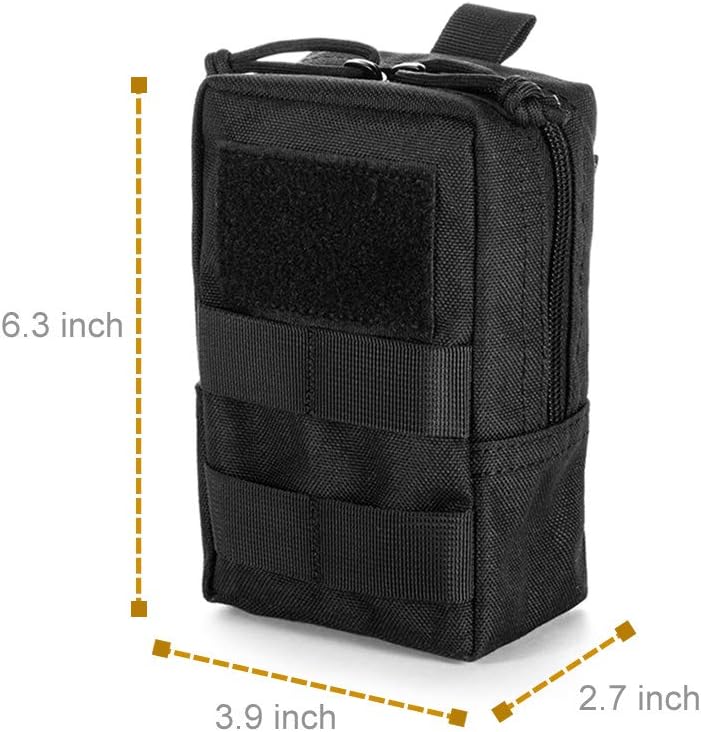 Upgraded Sports Water Bottles Pouch Bag, Tactical Drawstring Molle Water Bottle Holder Tactical Pouches, Travel Mesh Water Bottle Bag Tactical Hydration Carrier