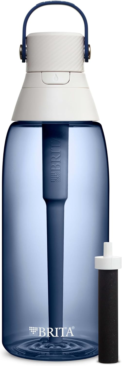 Brita 36386 Premium Water Filter Bottles, 26oz, Night Sky