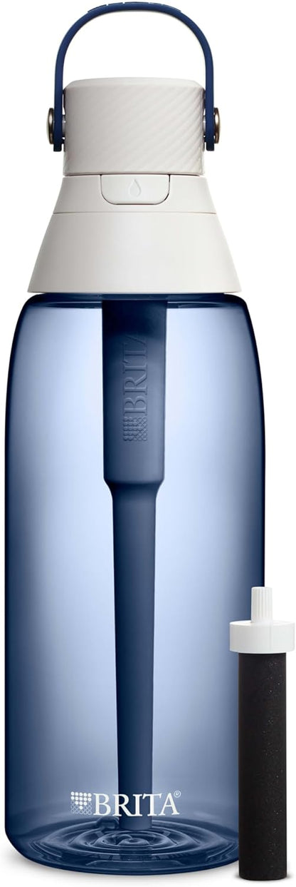 Brita 36386 Premium Water Filter Bottles, 26oz, Night Sky