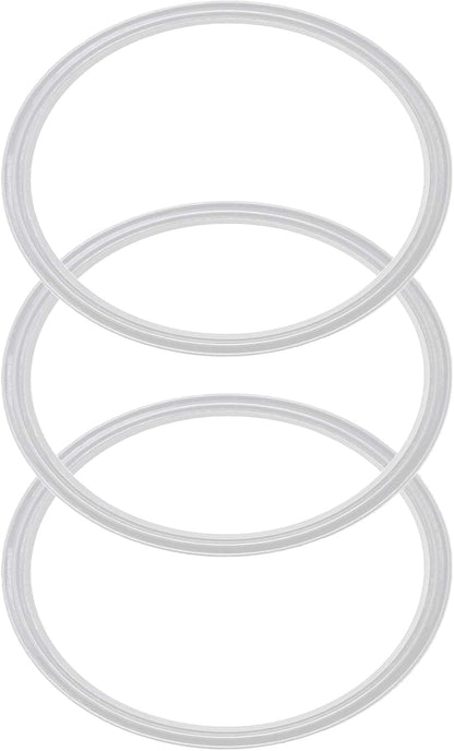 4 Pack - 30 oz Replacement Rubber Lid Ring, 3.7 Inch Diameter Gasket Seals, White Lid Gasket Rings for Insulated Stainless Steel Tumbler fits Yti, Ozark Trail, Beast and Renowned Brands