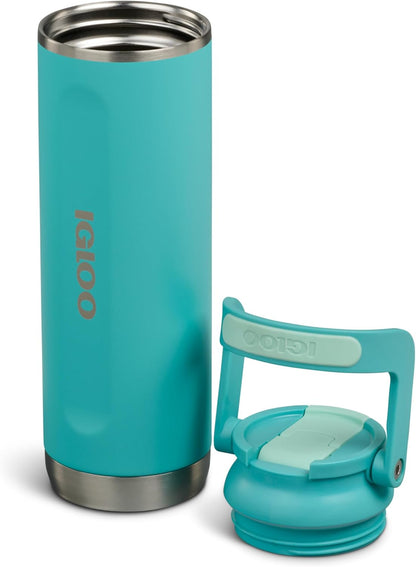 Igloo 20 oz Stainless Steel Tumbler | Sport Sipper Bottle | Thrift Pink