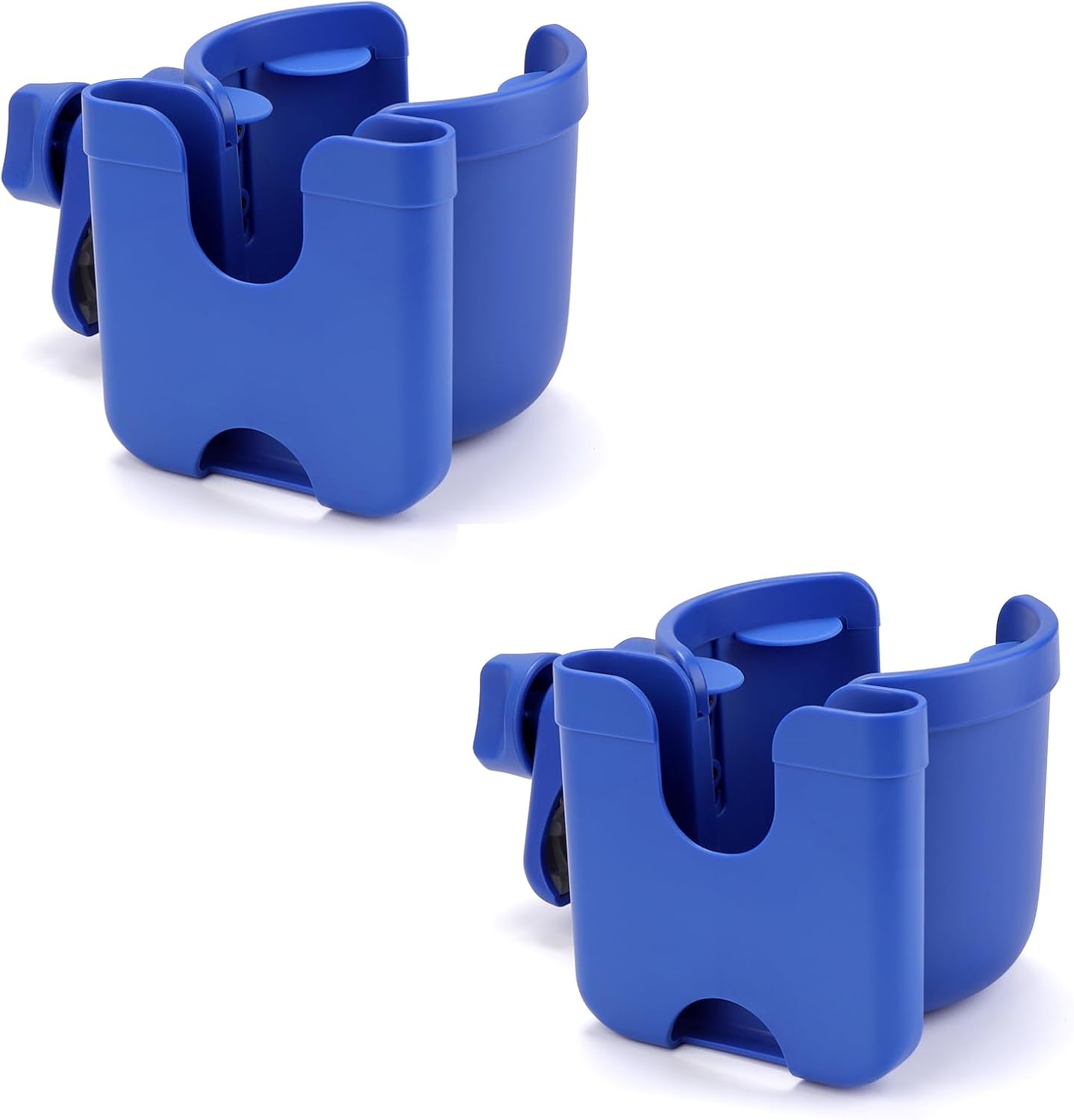 Accmor Stroller Cup Holder with Phone Holder, Bike Cup Holder, Universal Cup Holder for Uppababy Nuna Doona Strollers, 2-in-1 Cup Holder for Walker, Wheelchair, Scooter - Colors B