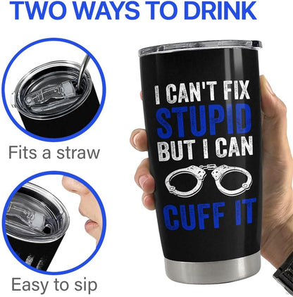 SANDJEST Pickleball Tumbler 20oz, Stainless Steel Travel Cup with Lid, Insulated Coffee Mug, Pickleballs Gifts for Women Girls Friends Sisters Players on Birthday Christmas