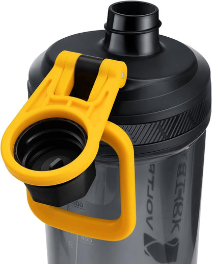 VOLTRX Electric Protein Shaker Bottle - USB Rechargeable Mixer Cup for Shakes and Meal Replacements, BPA-Free Tritan, 20oz