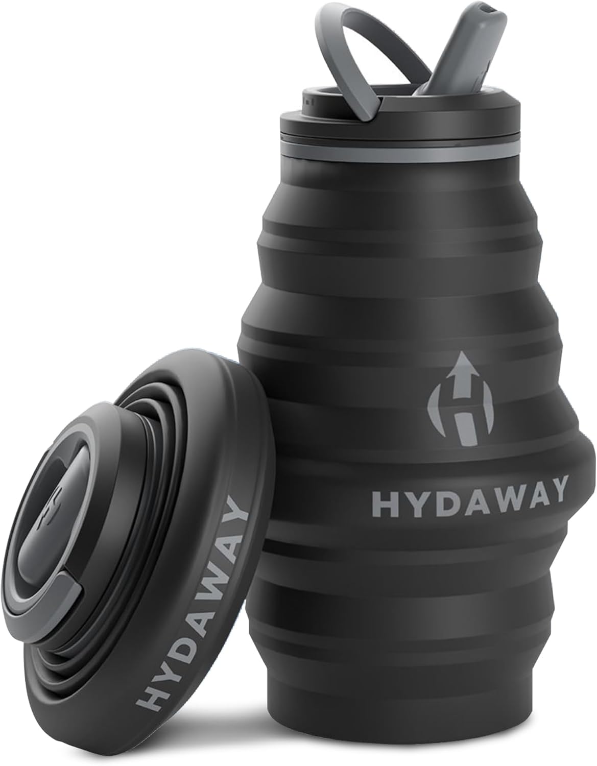 HYDAWAY 17oz Travel Collapsible Water Bottle - BPA-Free, Leakproof, Lightweight, Space-Saving