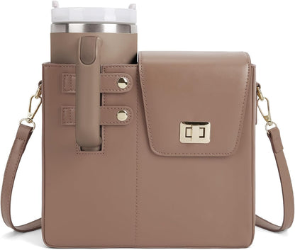 Stanley Purse Cup Holder Bag- Outdoor Portable Crossbody Bag for Stanley Cup Tumbler Purse