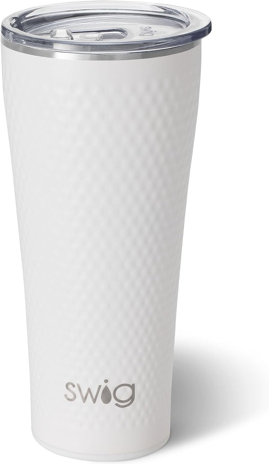 Swig Life 32oz Insulated Tumbler, Travel Coffee Tumbler with Lid, Cup Holder Friendly Travel Coffee Mug, Stainless Steel with Lid (Hayride)