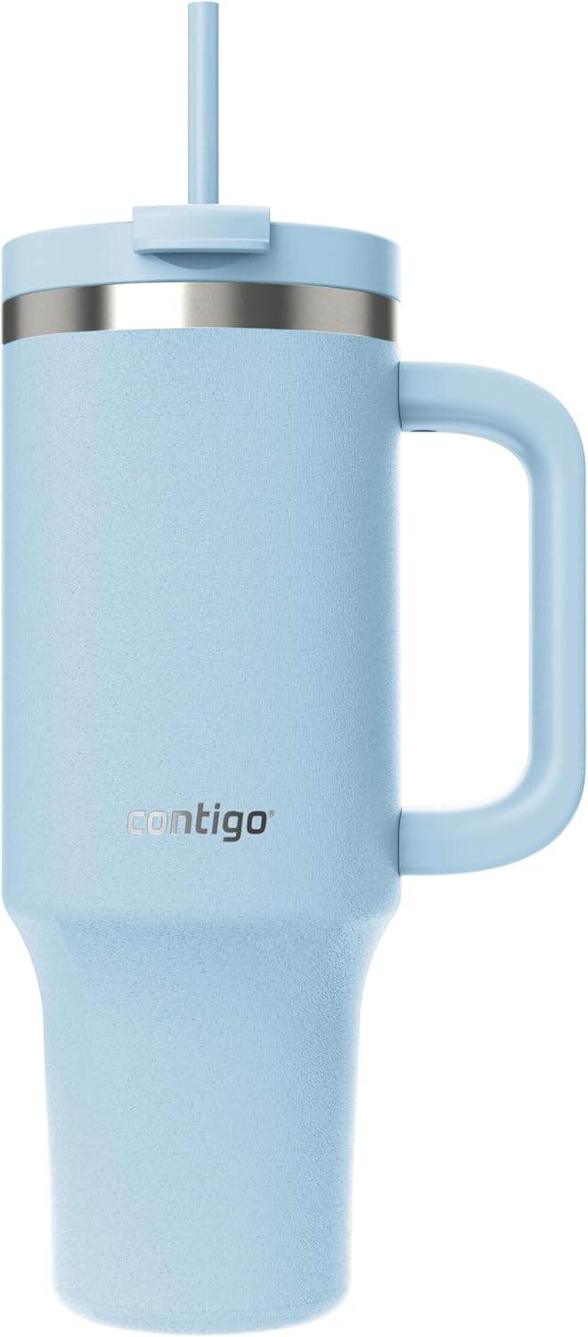 Contigo Streeterville 40oz Tumbler, Stainless Steel Vacuum Insulated, Leak-Proof, Cold for 29 Hours, Reef