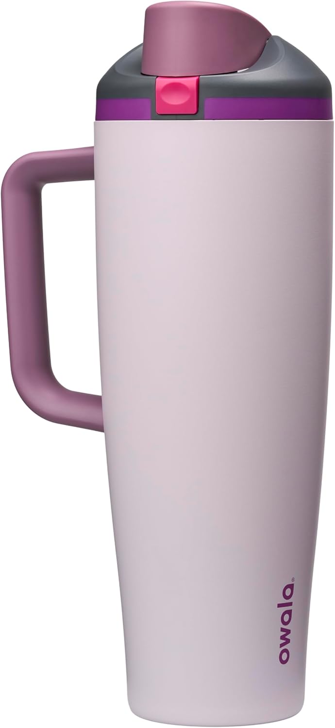 Owala FreeSip Tumbler - Stainless Steel - 40-oz. - Tan (Lightly Toasted)