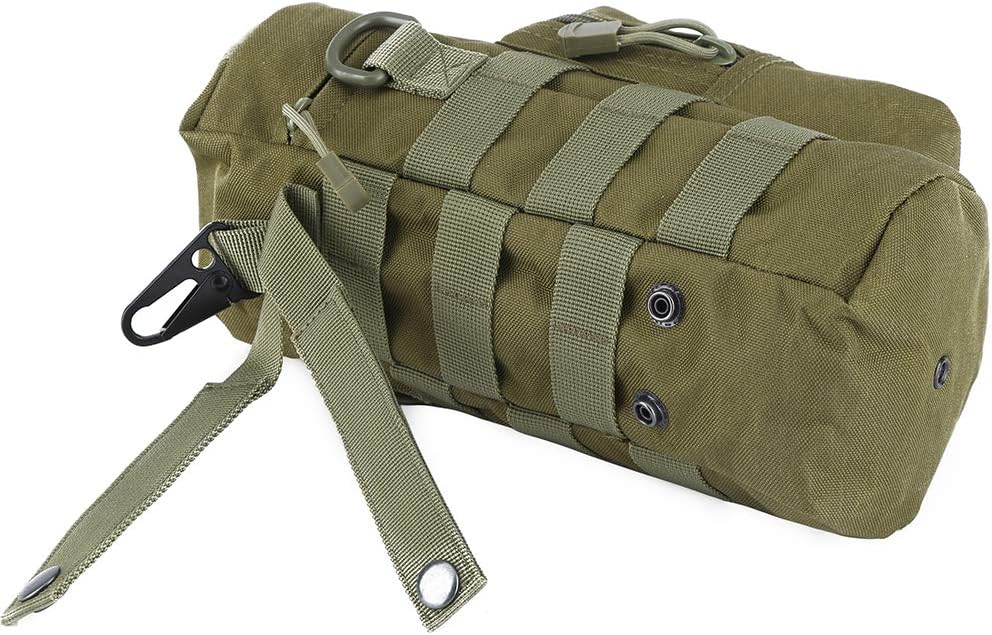 Molle Water Bottle Holder, Tactical Water Bottle Pouches for Backpack with D-Ring Hook