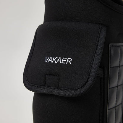 VAKAER Magnetic Gym Bag, Water Bottle Carrier Holder with Phone Pocket & Adjustable Strap,10 Ultra-Strong Magnets Stick to Fitness equipment, Workout Accessories Pouch for Women & Men
