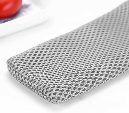 8 Pcs Portable Cutlery Bag Straw Carrying Case Cutlery Drawstring Net Bag Tableware Storage Pouch Travel Bag for Straws, Knife, Fork, Spoon, Chopsticks, Cleaning Brush