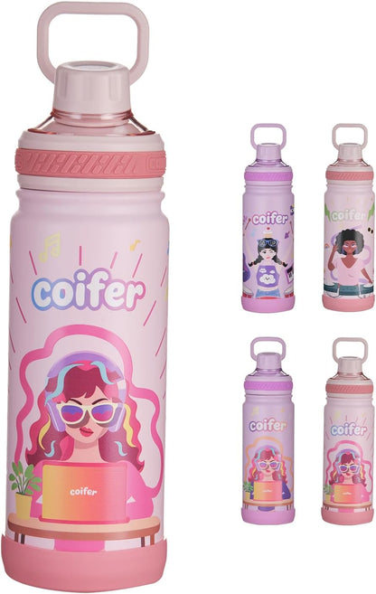 22 oz Insulated Water Bottle with Handle