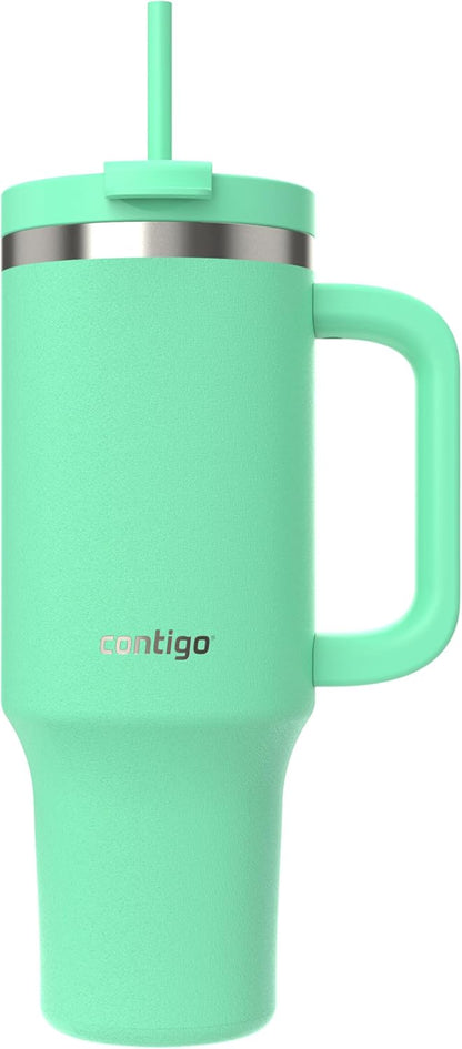 Contigo Streeterville 40oz Tumbler, Stainless Steel Vacuum Insulated, Leak-Proof, Cold for 29 Hours, Reef