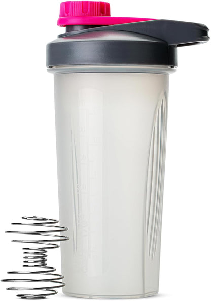 Mr. Pen- Shaker Bottles for Protein Mixes with Twist Cap, 28 oz, Protein Shaker Bottle with Wire Whisk Ball, Shaker Cup, Mixer Bottle