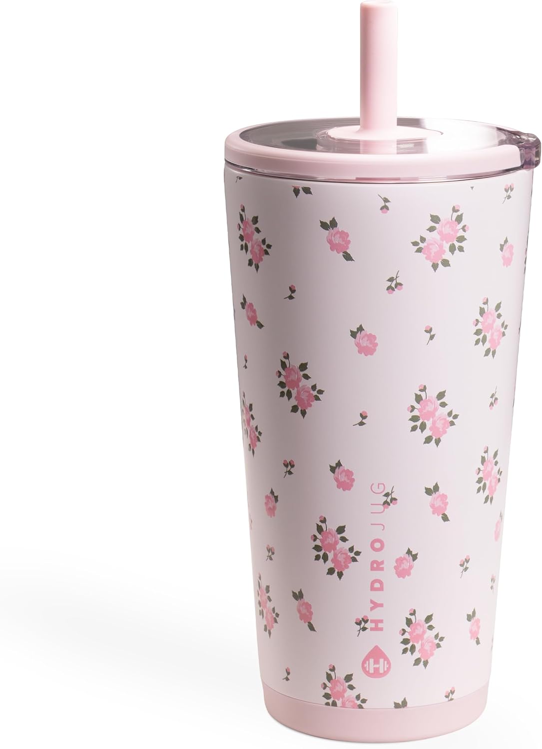 HydroJug Everyday Tumbler 20 oz – Ceramic-Lined Insulated Tumbler with Straw and Soft-Touch Lid, Cup Holder Friendly, Double-Wall Vacuum Insulation, Reusable Travel Cup – Rodeo