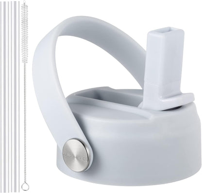 RRegeny Straw Lid for Hydro Flask Wide Mouth 32 40 oz, Lids with Flexible Handle compatible with HydroFlask, Replacement Sports Flex Cap Wide Mouth Top