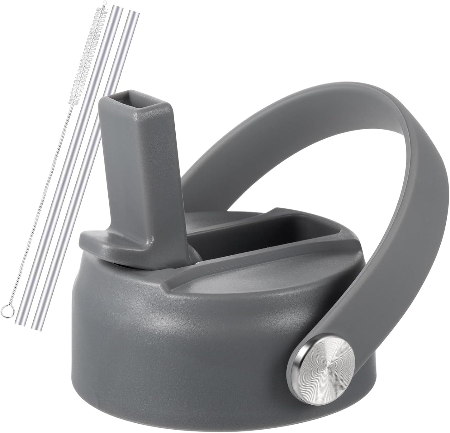 RRegeny Straw Lid for Hydro Flask Wide Mouth 32 40 oz, Lids with Flexible Handle compatible with HydroFlask, Replacement Sports Flex Cap Wide Mouth Top