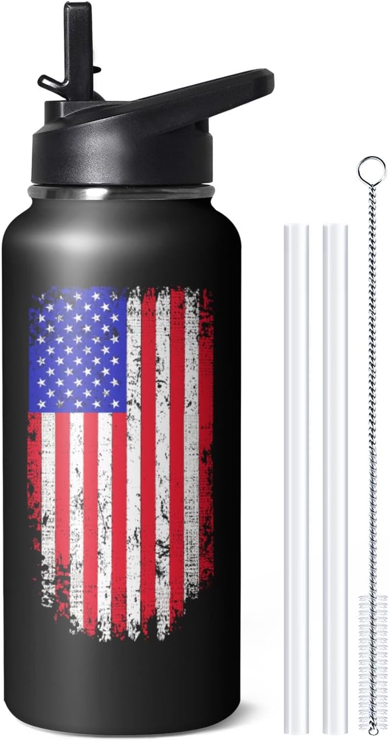 32 oz Pickleball Insulated Water Bottle with Straw - Pickleball Gym Hiking Sports Coffee Mug | Perfect Pickleball Gifts for Women, Pickleball Decor Accessories