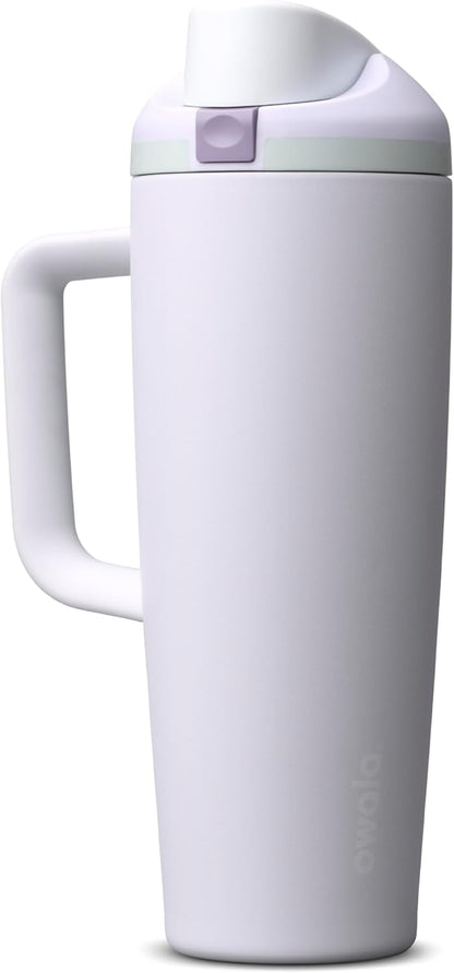 Owala FreeSip Tumbler - Stainless Steel - 40-oz. - Tan (Lightly Toasted)