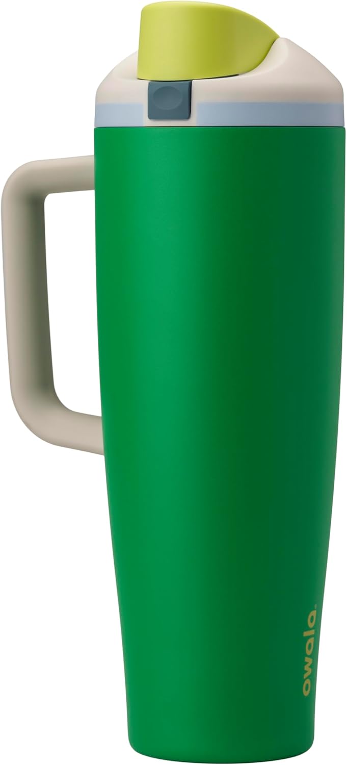 Owala FreeSip Tumbler - Stainless Steel - 40-oz. - Tan (Lightly Toasted)