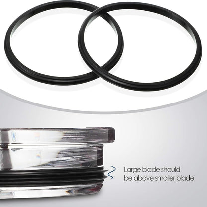 Patelai 6 Pack 30 oz and 20 oz Rubber Seal Replacement Gasket for Lid Leak-proof O Ring Replacement for 10, 12, 14, 16, 20 or 30 oz for Insulated Stainless Steel Tumbler (White)