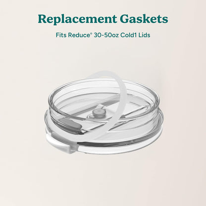 Reduce Tumbler Lid Gasket - Large Size, 4 Pack - Replace Lost or Damaged Tumbler and Mug Lid Gaskets - Dishwasher Safe, BPA Free