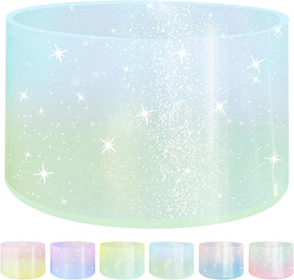 Jelly Luster Glitter Silicone Transparent Boot for Stanley 20-40oz, Compatible with Hydro Flask or Other Water Bottle Tumbler, 2.85-3.0 inch Protective Anti-Slip Bottom Sleeve Cover