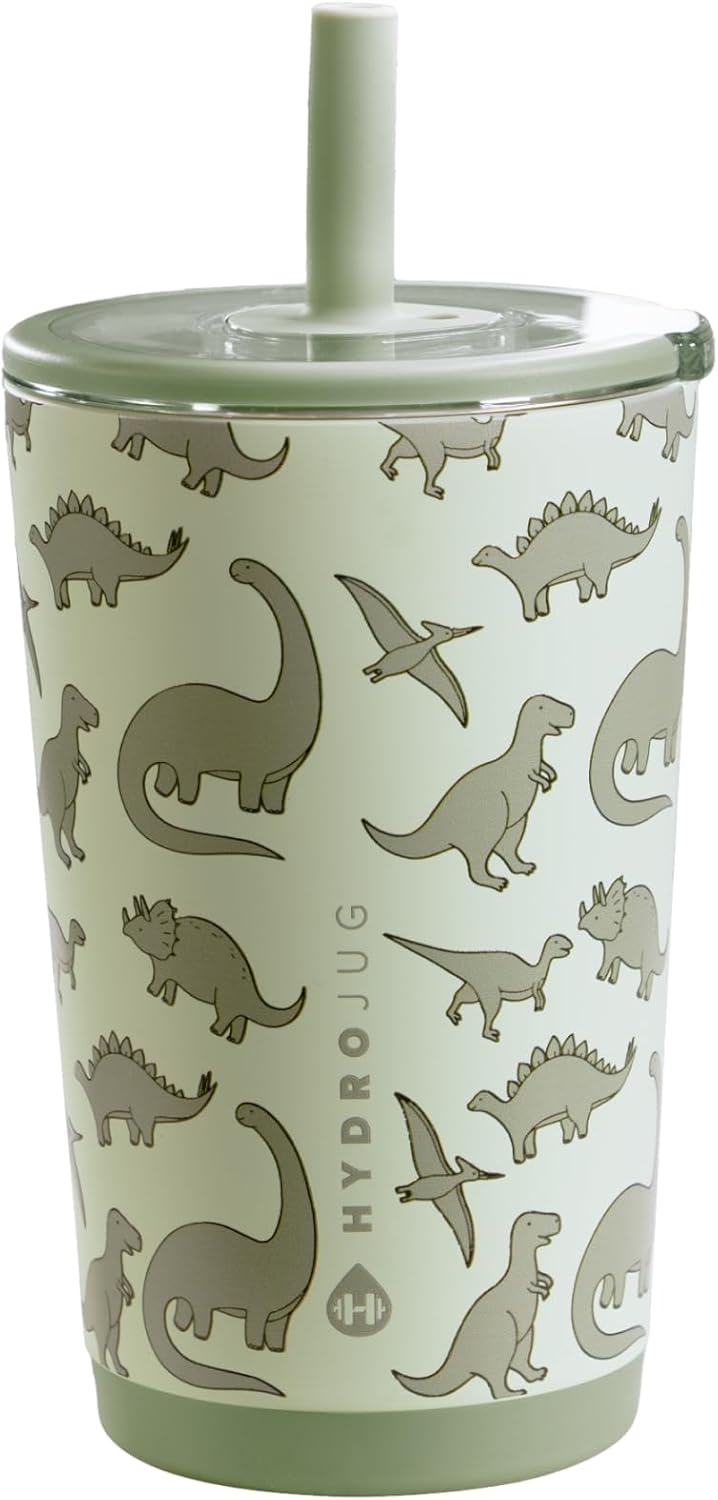 HydroJug Everyday Tumbler 20 oz – Ceramic-Lined Insulated Tumbler with Straw and Soft-Touch Lid, Cup Holder Friendly, Double-Wall Vacuum Insulation, Reusable Travel Cup – Rodeo