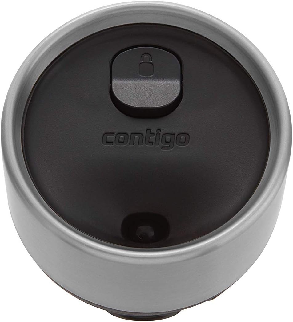 Contigo Luxe Vacuum-Insulated Stainless Steel Thermal Travel Mug 16 Ounces Stainless Steel