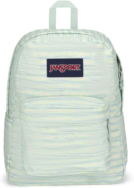 JanSport SuperBreak One Backpacks - Durable, Lightweight Bookbag with 1 Main Compartment, Front Utility Pocket with Built-in Organizer - Premium Backpack, Black - Colors B