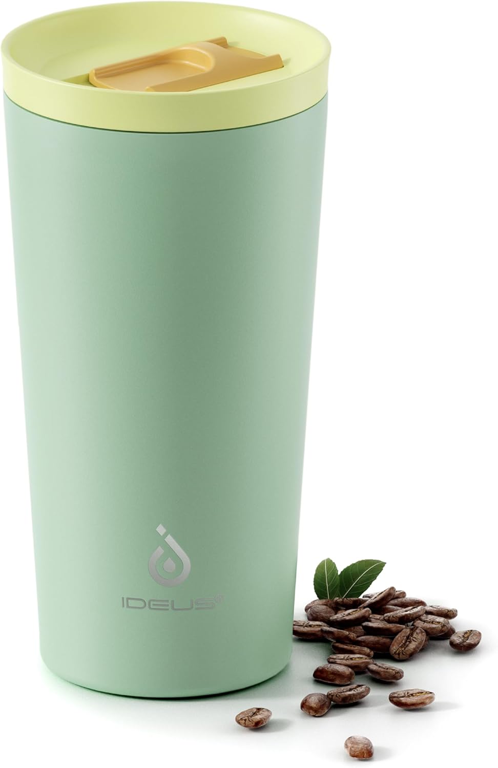 Ideus 17 oz Travel Coffee Mug, Double Wall Vacuum Stainless Steel Insulated Coffee Tumbler With Lid, Splash-Proof & Cup Holder Friendly, Keeps Drinks Hot/Cold, Dishwasher Safe, Purple