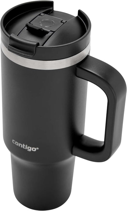 Contigo Streeterville 40oz Tumbler, Stainless Steel Vacuum Insulated, Leak-Proof, Cold for 29 Hours, Reef