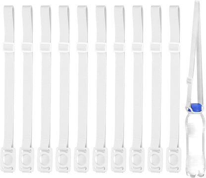 PATIKIL Water Bottle Lanyard, Adjustable Holder Shoulder Strap with Ring Buckle Carrier Clips for Walk Outdoor