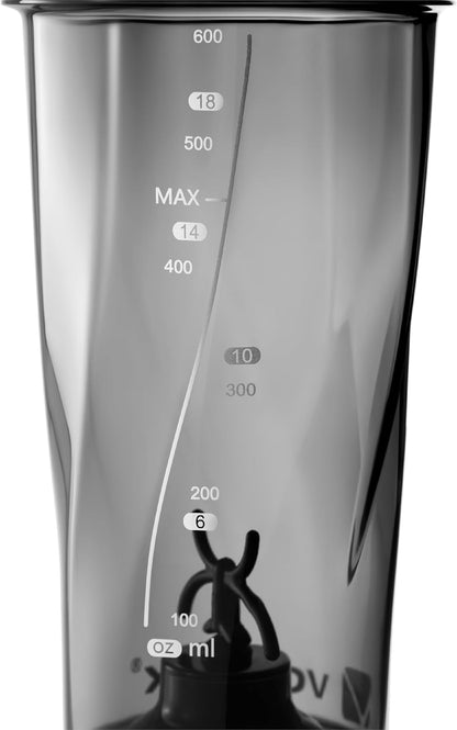 VOLTRX Premium Electric Protein Shaker Bottle, Made with Tritan - BPA Free - 24 oz Vortex Portable Mixer Cup/USB Rechargeable Shaker Cups for Protein Shakes