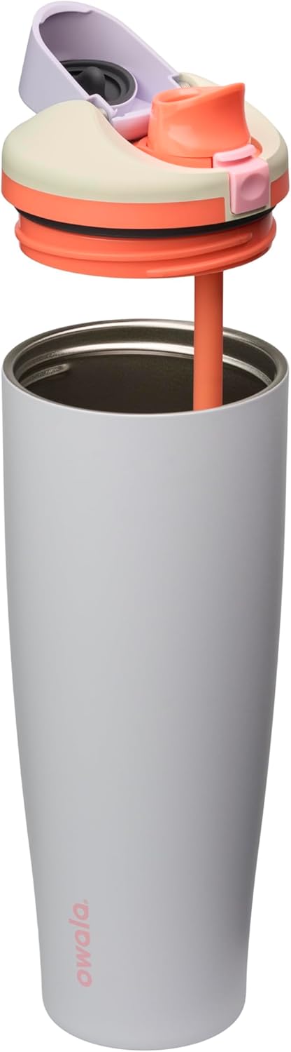 Owala FreeSip Tumbler - Stainless Steel - 40-oz. - Tan (Lightly Toasted)
