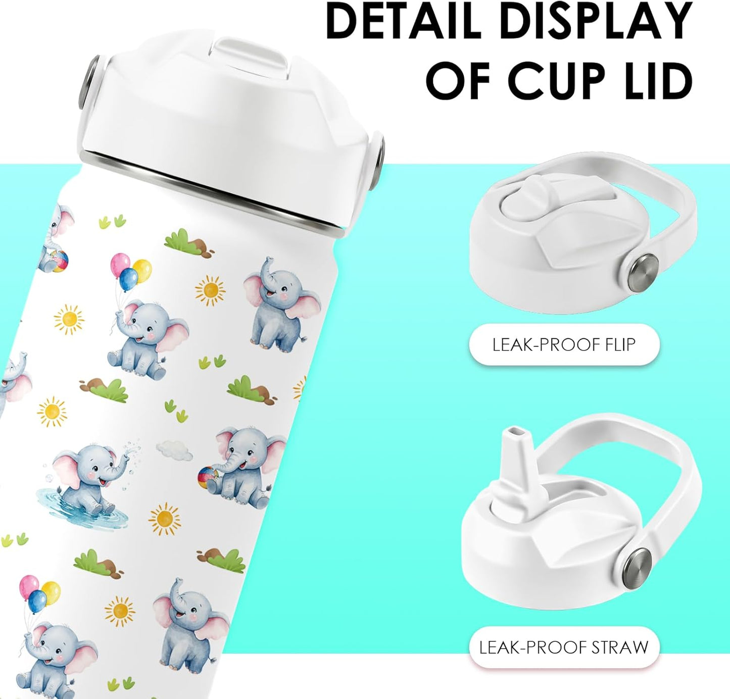 Strawberry Gifts for Kids - 16oz Pink Kids Water Bottle with Straw Lid, Stainless Steel Insulated Water Bottle, Leakproof, BPA-Free, for Girls, School, Strawberry Lover Children Birthday Gift Cup(1pc)