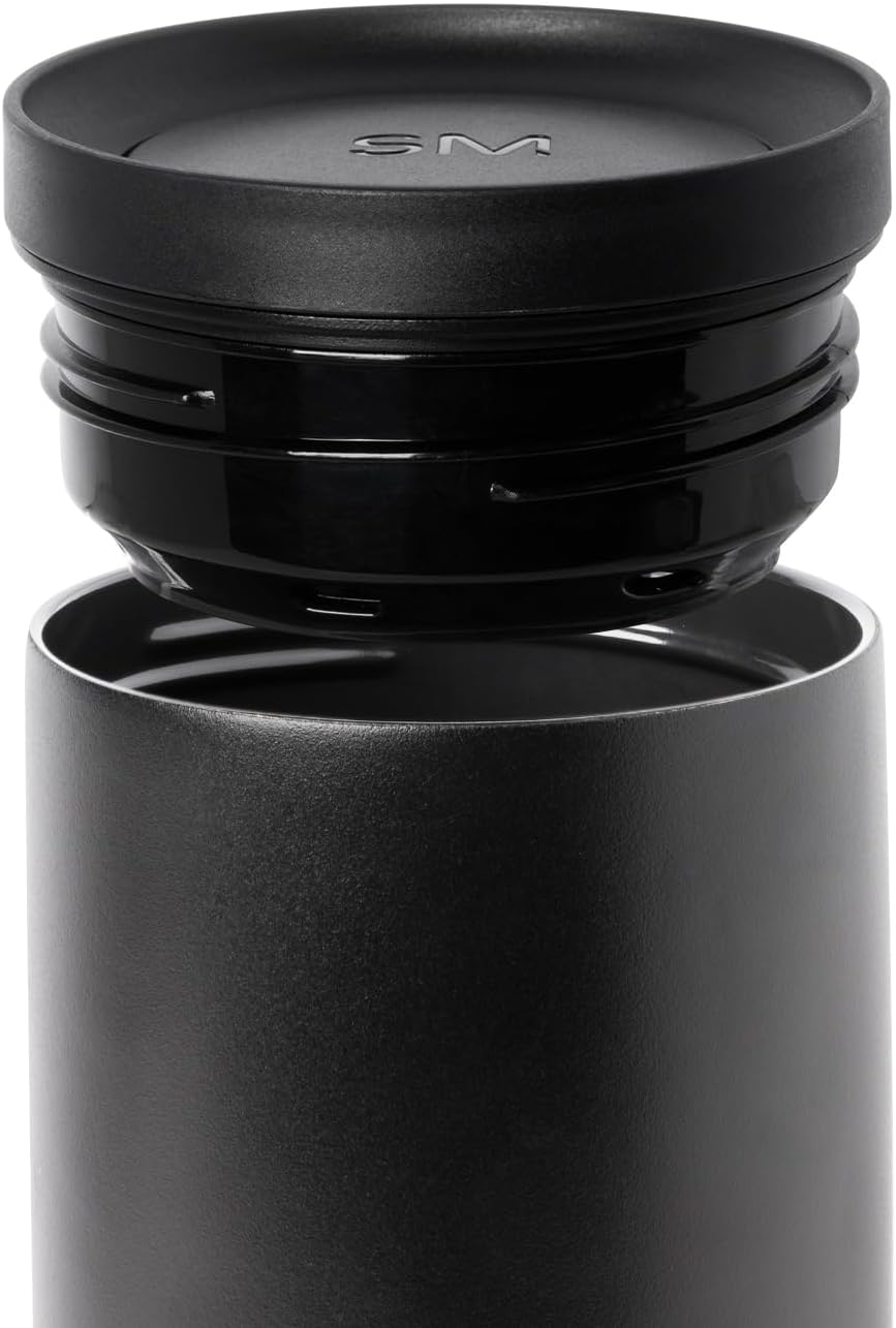 Simple Modern Travel Coffee Mug Tumbler with 360° Lid | Ceramic-Lined Insulated Stainless Steel Cold Brew Iced Coffee Cup | Gifts for Women Men Her Him | Voyager Signature | 16oz | Sea Glass Sage