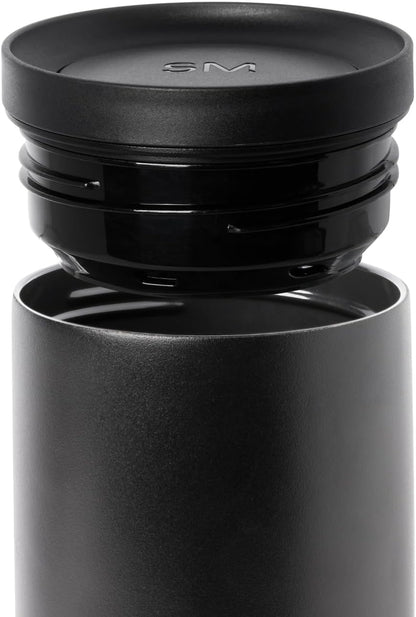 Simple Modern Travel Coffee Mug Tumbler with 360° Lid | Ceramic-Lined Insulated Stainless Steel Cold Brew Iced Coffee Cup | Gifts for Women Men Her Him | Voyager Signature | 16oz | Sea Glass Sage