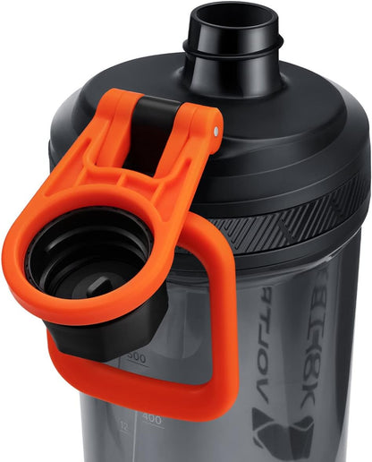VOLTRX Electric Protein Shaker Bottle - USB Rechargeable Mixer Cup for Shakes and Meal Replacements, BPA-Free Tritan, 20oz