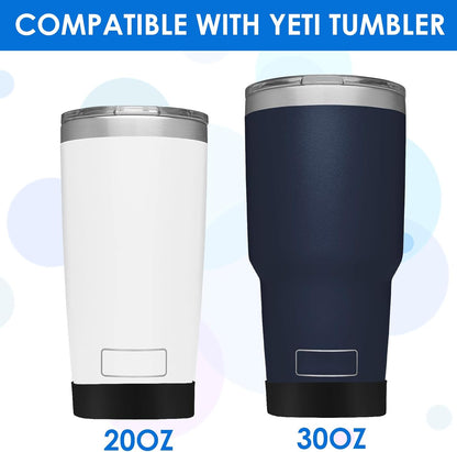 4 PCS Silicone Boot Sleeve for Tumbler 30 oz 20 oz, Water Bottle Bottom Protector, Non-Slip Mug Cup Coaster for 7-7.5cm Bottom of the Insulated Cup