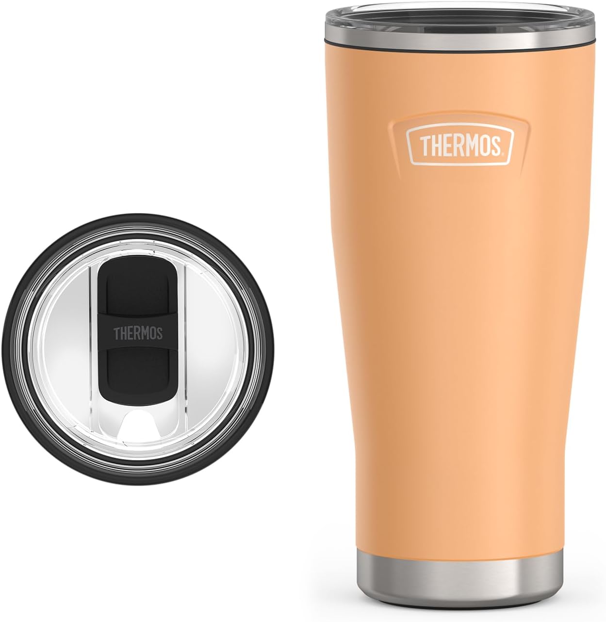 THERMOS ICON SERIES, Stainless Steel Tumbler with Slide Lock, 18 Ounce, Mystic Navy
