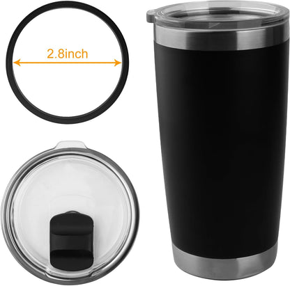 Gasket Replacement Compatible with Yeti 30 Oz Tumbler Lid, O Ring Rubber Seal For Yeti 14 OZ Mug Lid-4 Pack Replacement Silicone Seal Parts