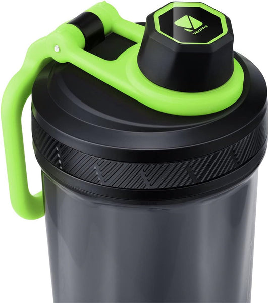 VOLTRX Electric Protein Shaker Bottle - USB Rechargeable Mixer Cup for Shakes and Meal Replacements, BPA-Free Tritan, 20oz